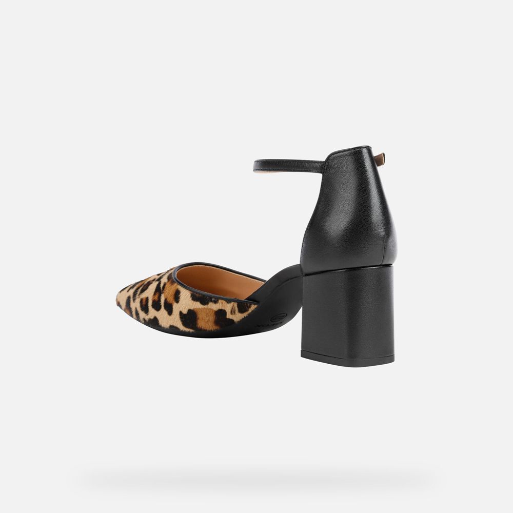 Geox Bayan Stiletto Ayakkabı Siyah - Bigliana - UIW-708263